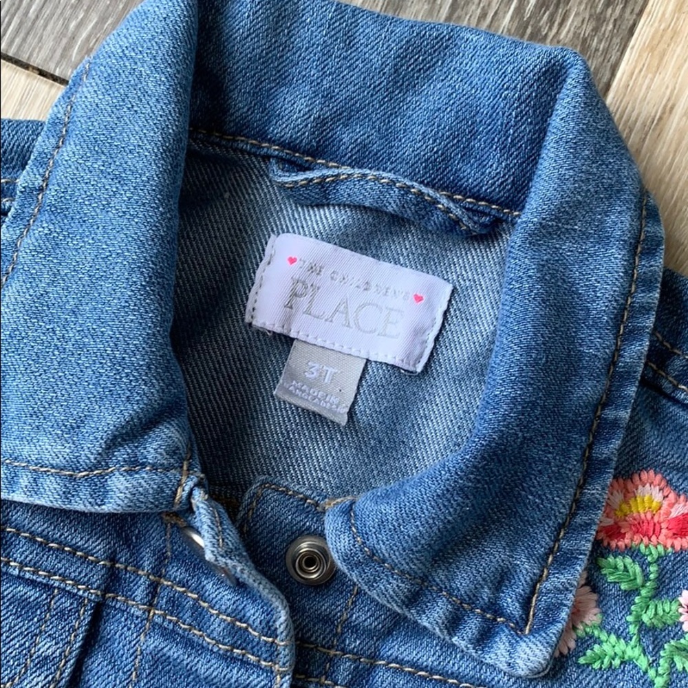 Embroidered Jean Jacket - Picture 2 of 5